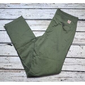 Devil-Dog Chino Pants Mens 34x34 Green